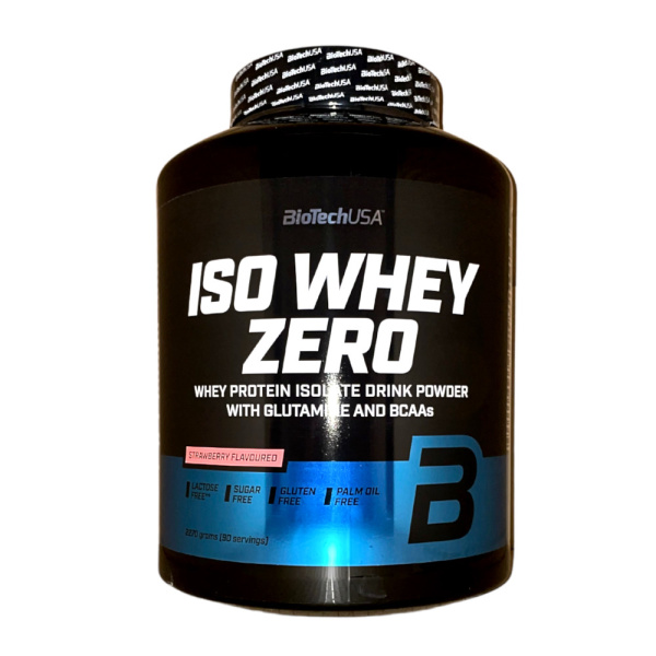 BioTech USA Iso Whey Zero 2270g Dose