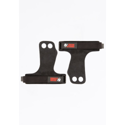 Gorilla Wear 2-Hole Leather Lifting Grips