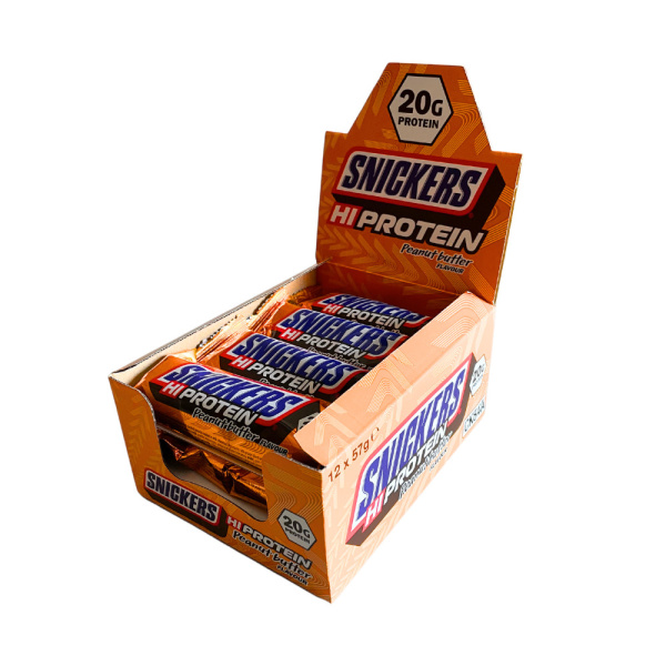 Snickers High Protein Bar Peanutbutter 12x57g Box