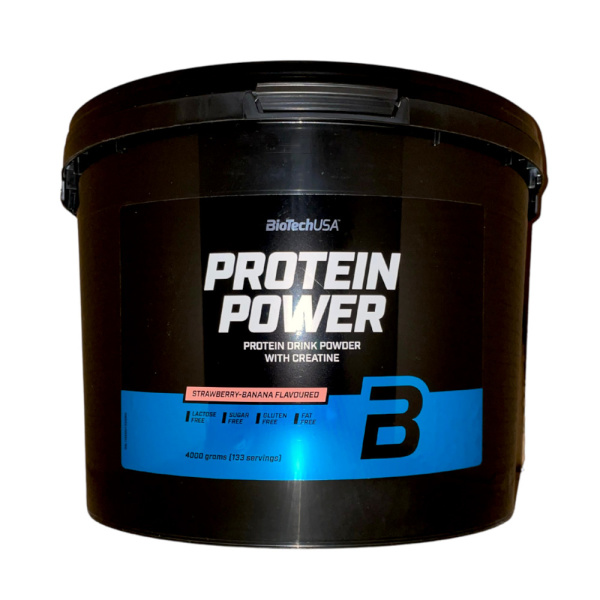 BioTech USA Protein Power 4000g Eimer