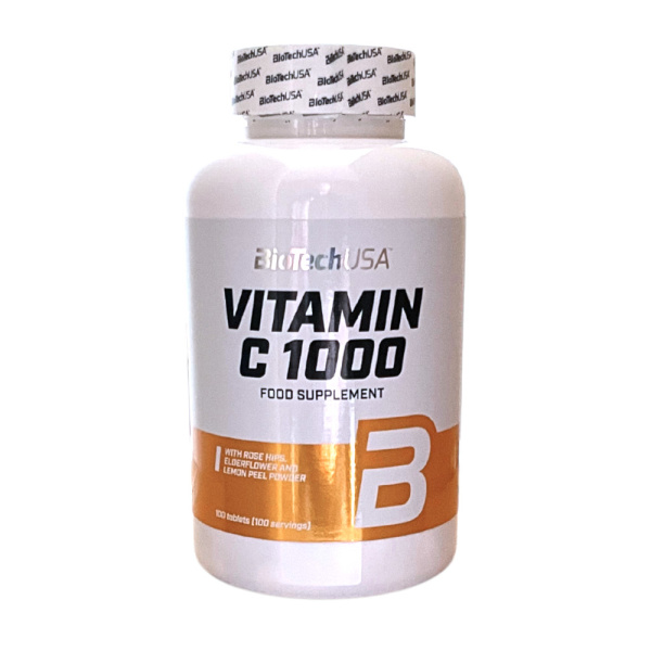 BioTech USA Vitamin C 1000 - 100 Tablets