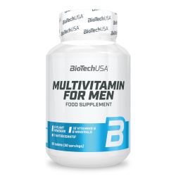 BioTech USA Multivitamin For Men- 60 Tabletten