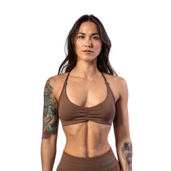 Nebbia Medium Support Sports Bra 305 Brown