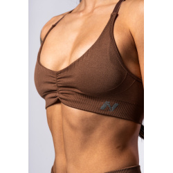 Nebbia Medium Support Sports Bra 305 Brown