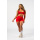 Nebbia High Waist Push Up Shorts 304 Red