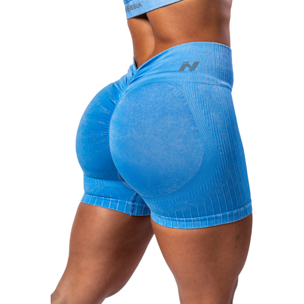 Nebbia High Waist Push Up Shorts 304 Blue