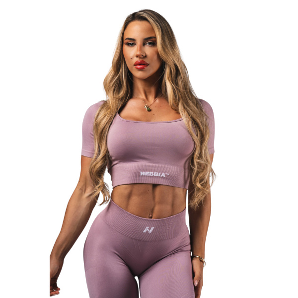 Nebbia Shaping Crop Top 499 Pink