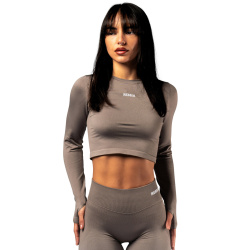 Nebbia Longsleeve POWER 892 Light Brown Ash