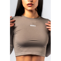 Nebbia Longsleeve POWER 892 Light Brown Ash