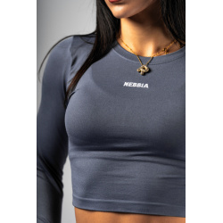 Nebbia Longsleeve POWER 892 Slate Grey
