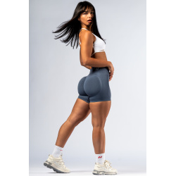 Nebbia High Waist Push Up Shorts POWER 893 Slate Grey