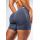 Nebbia High Waist Push Up Shorts POWER 893 Slate Grey