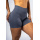 Nebbia High Waist Push Up Shorts POWER 893 Slate Grey
