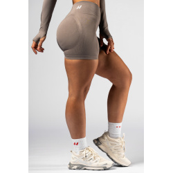 Nebbia High Waist Push Up Shorts POWER 893 Light Brown Ash