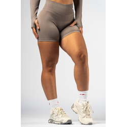 Nebbia High Waist Push Up Shorts POWER 893 Light Brown Ash