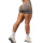 Nebbia High Waist Push Up Shorts POWER 893 Light Brown Ash