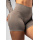 Nebbia High Waist Push Up Shorts POWER 893 Light Brown Ash
