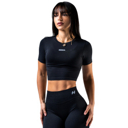 Nebbia Seamless Short Sleeve Top POWER 891 Black