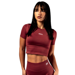 Nebbia Seamless Short Sleeve Top POWER 891 Red