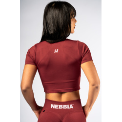 Nebbia Seamless Short Sleeve Top POWER 891 Red