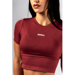Nebbia Seamless Short Sleeve Top POWER 891 Red