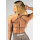 Nebbia Open Back Sports Bra POWER 890 Light Brown Ash