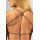 Nebbia Open Back Sports Bra POWER 890 Light Brown Ash