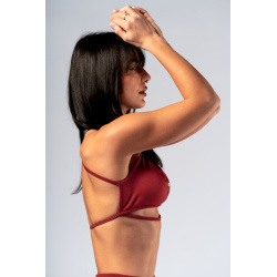 Nebbia Open Back Sports Bra POWER 890 Red