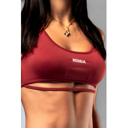 Nebbia Open Back Sports Bra POWER 890 Red