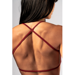 Nebbia Open Back Sports Bra POWER 890 Red