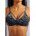 Nebbia Medium Support Leopard Sports Bra 854 Black