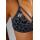 Nebbia Medium Support Leopard Sports Bra 854 Black