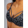 Nebbia Medium Support Leopard Sports Bra 854 Black