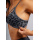 Nebbia Medium Support Leopard Sports Bra 854 Black