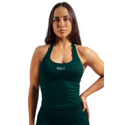 Nebbia Halter Top With Built-In Bra 863 Dark Green
