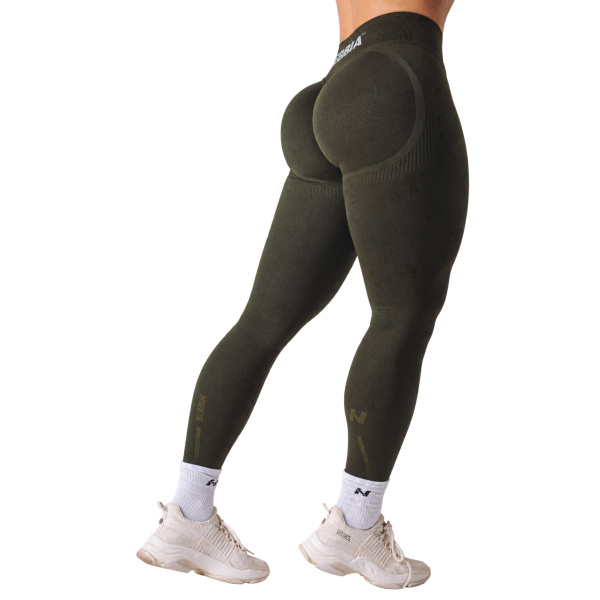 Nebbia High Waist Push-Up Leggings POWER 888 Dark Green