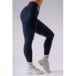 Nebbia High Waist Push Up Leggings Flow Seamless 496 Dark Blue