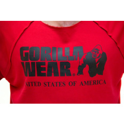 Gorilla Wear Classic Work Out Top Red XXL/XXXL