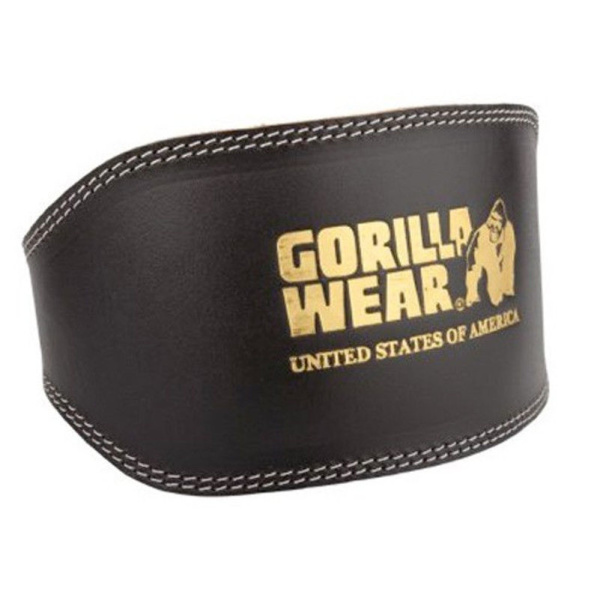 Gorilla Wear Full Leather Padded Belt S/M