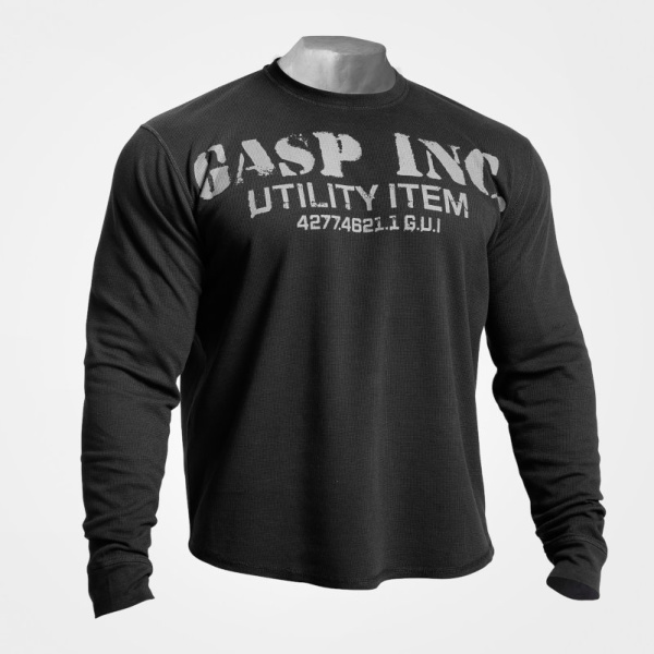 GASP Thermal Gym Sweater asphalt XL