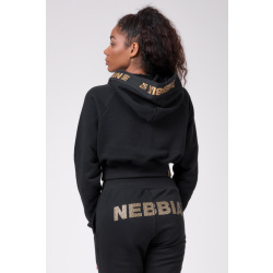 Nebbia Golden Cropped Hoodie 824